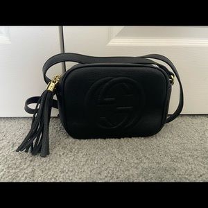 TRENDY Black crossbody bag